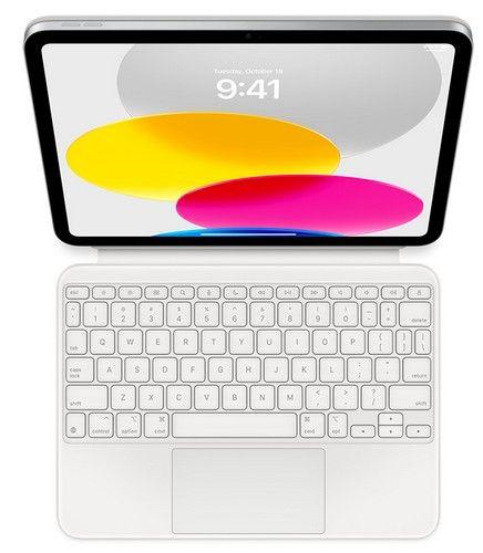 Apple  Magic Keyboard Folio for iPad (10th generation) in White in Pristine condition