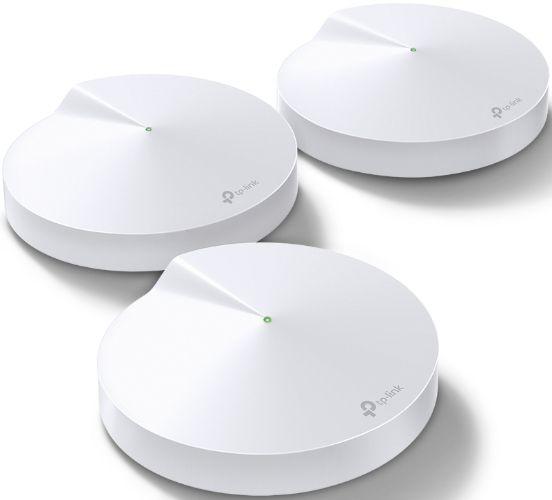 TP-Link  Deco M5 V3 (3-pack) AC1300 Whole Home Mesh Wi-Fi System in White in Pristine condition
