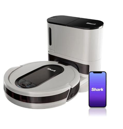 Shark  RV913S-CR Self-Empty Base Robot Vacuum with App Controlled - White - As New