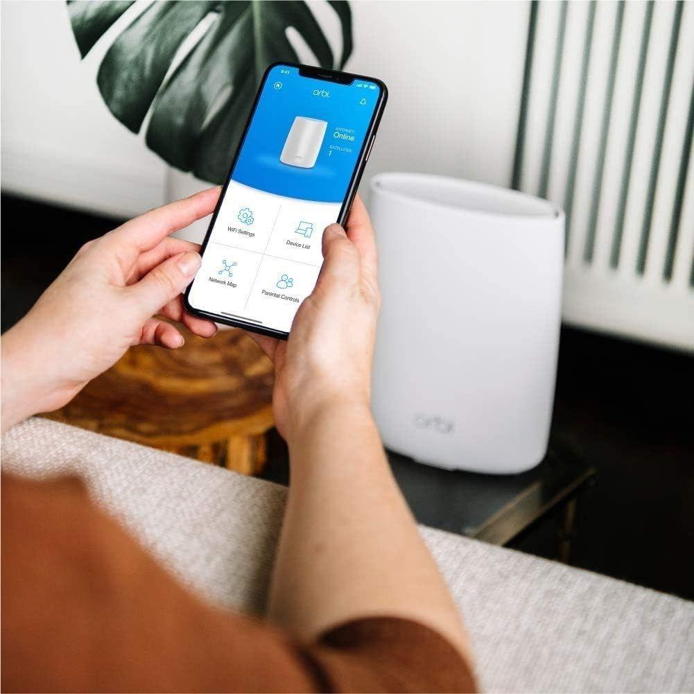 Orbi Mesh Router Rbr 50 Refurbished Netgear RBS50 Orbi Ultra-Performance Whole Home Mesh WiFi ...