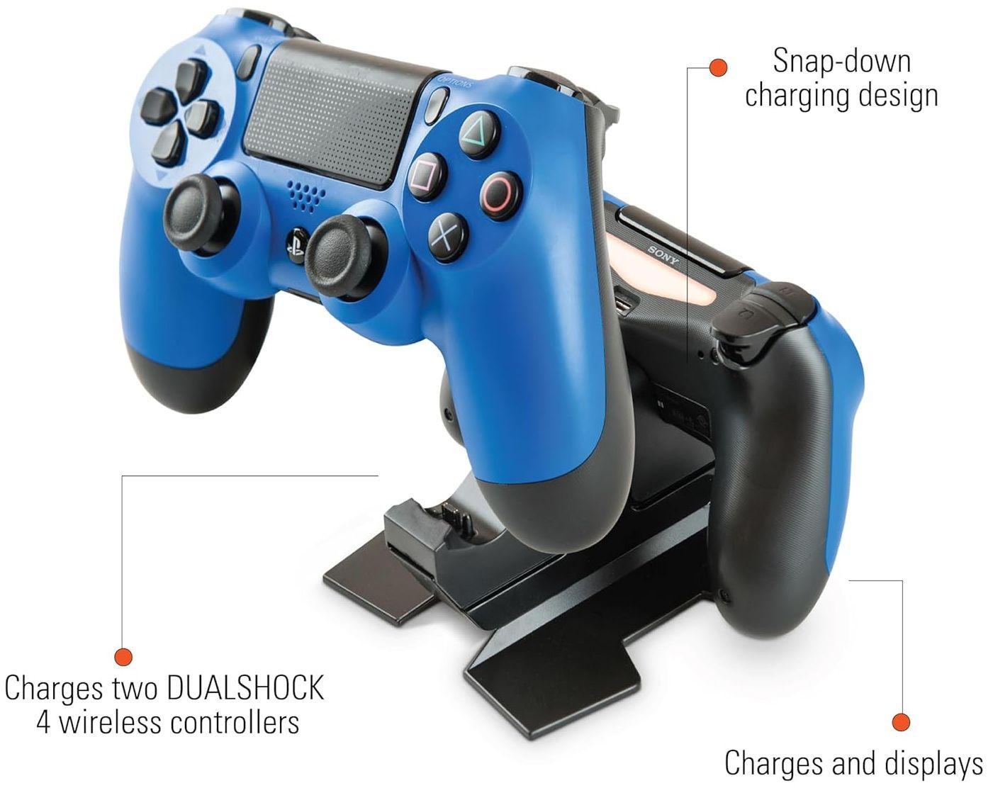 Extusb Dualshock Refurbished PowerA DualShock USB Charging Station for PlayStation 4 ...